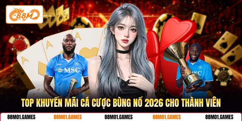 Top khuyến mãi cá cược bùng nổ 2026 cho thành viên